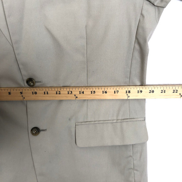 NWT HASPEL Astor Cotton Classic Pleated 2pc‎ Suit 38R Jacket 32x30 Pant Oyster - Picture 10 of 16